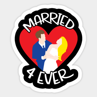 Pleasure Marriage JGA Wedding Ceremony Sause Sticker